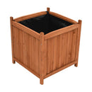 Raised Beds 2 Pcs 50X50X50 Cm Firwood