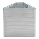 Garden Raised Bed Galvanised Steel 600X80X77 Cm Grey