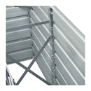 Garden Raised Bed Galvanised Steel 240X40X77 Cm