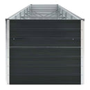 Garden Raised Bed Galvanised Steel 480X80X77 Cm Anthracite