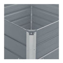 Raised Garden Bed 100X100X45 Cm Galvanised Steel