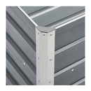 Garden Raised Bed Galvanised Steel 240X40X77 Cm