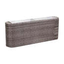 Garden Raised Bed 120X24X40 Cm Poly Rattan