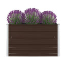 Raised Garden Bed 100X100X45 Cm Galvanised Steel
