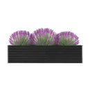 Garden Raised Bed Galvanised Steel 320X40X45 Cm
