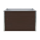 Raised Garden Bed 100X100X45 Cm Galvanised Steel