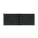 Garden Raised Bed Galvanised Steel 240X40X77 Cm