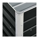 Garden Raised Bed Galvanised Steel 240X40X77 Cm