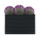Raised Garden Bed 100X100X45 Cm Galvanised Steel