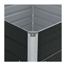 Raised Garden Bed 100X100X45 Cm Galvanised Steel