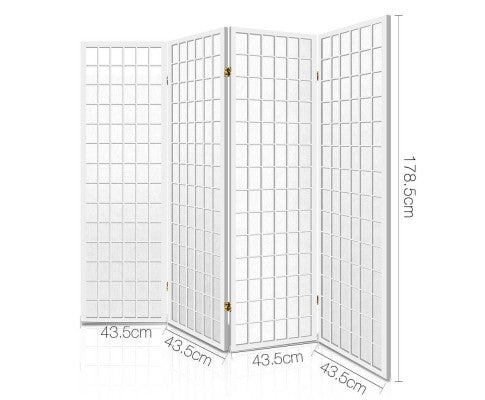 4 Panel Room Divider