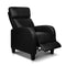 Black Faux Leather Armchair Recliner