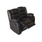 2 Seater Recliner Sofa Faux Leather Lounge Couch Brown