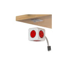 Allocacoc Powercube Extended Boston Red 5 Outlets