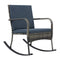 Garden Rocking Chair Poly Rattan Anthracite