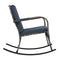 Garden Rocking Chair Poly Rattan Anthracite