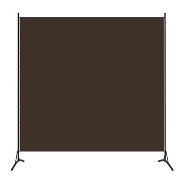 1 Panel Room Divider Brown 175X180 Cm