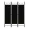 3 Panel Room Divider Black 120X180 Cm