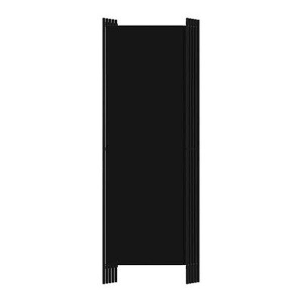 5 Panel Room Divider Black 250X180 Cm