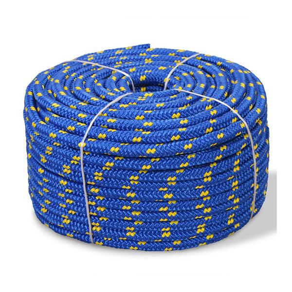 Marine Rope Polypropylene 8 Mm 100 M Blue