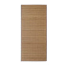 Rectangular Brown Bamboo Rug