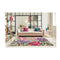 Floreale Fuchsia Modern Hand Tufted Rug