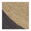 Handmade Rug Jute With Border 120 Cm