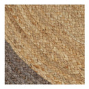Handmade Rug Jute With Grey Border