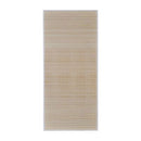 Rectangular Natural Bamboo Rug