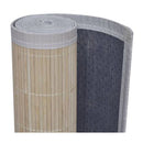 Rectangular Natural Bamboo Rug