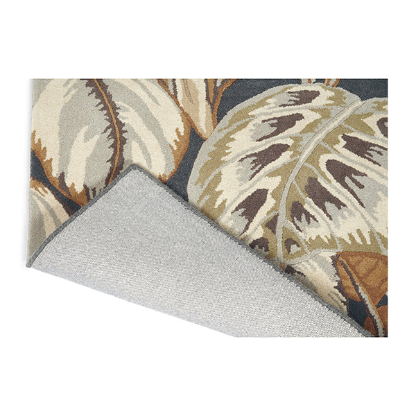 Calathea Charcoal Designer Hand Tufted Rug
