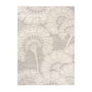 Japanese Floral Oyster Contemporary Pure Wool Rug