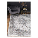 Isaiah Grey Multi Floral Traditional Rug