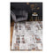 Isaiah Grey Rust Abstract Rug