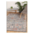 Ezra Grey Floral Rug