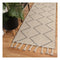 Leilani Diamond Tassel Ash Rug