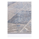 Isaiah Grey Blue Tiled Geometric Rug