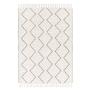 Leilani Diamond Tassel Cream Rug