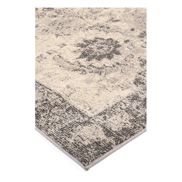 Micah Beige/Black Traditional Rug