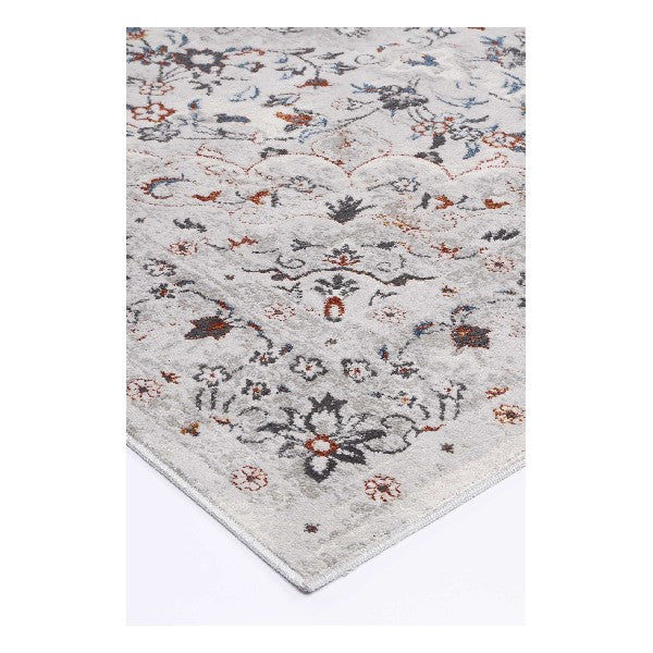 Isaiah Multi Grey Floral Traditional Rug