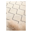 Leilani Diamond Tassel Cream Rug