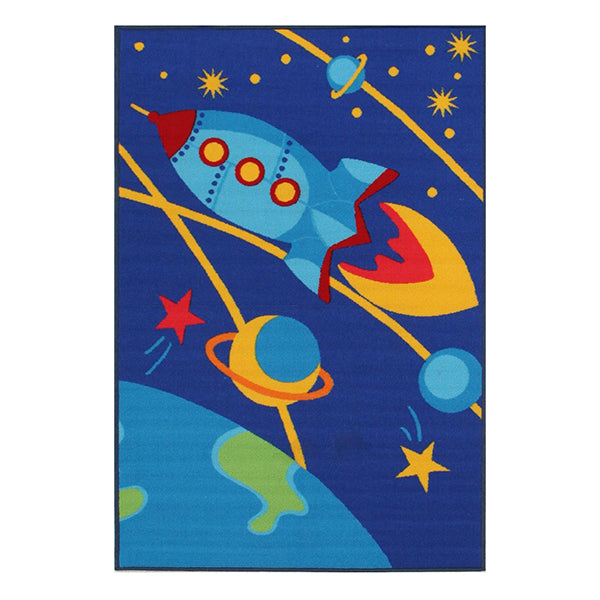 Little Circus Outer Space Power Loomed Kids Rug 150X100 Cm