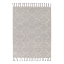 Leilani Diamond Tassel Grey Rug