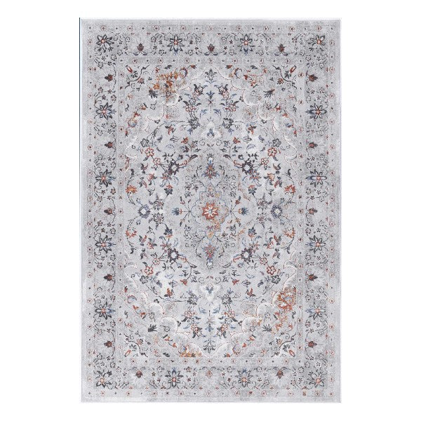 Isaiah Multi Grey Floral Traditional Rug