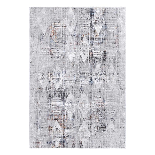 Isaiah Grey Multi Diamond Transitional Rug