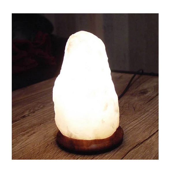 Himalayan White Rock Salt Lamps 2Kgs To 3Kgs Natural Shape Cut Lamp
