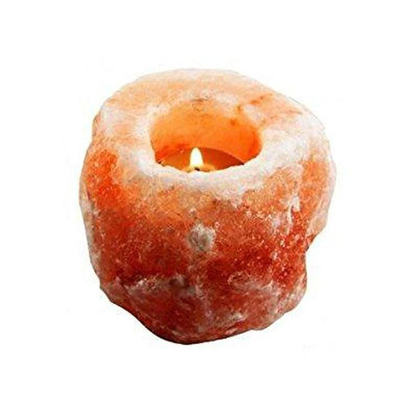 Himalayan Pink Salt Candleholder Shape Crystal Rock Pink Rock