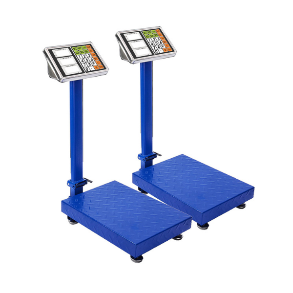 2 Pieces Electronic Digital Platform Scale Computing Shop Blue
