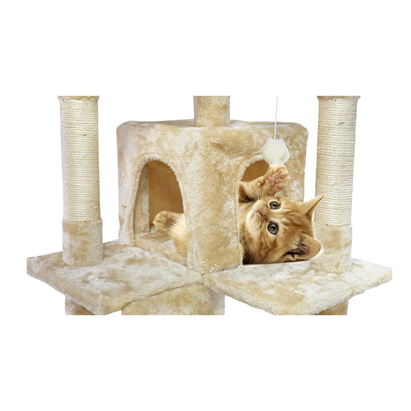 Pawz 2.1M Cat Scratching Post Tree Gym House Condo Furniture Scratcher Tower