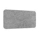 Desk Mounted Panel Screen Marble Grey 740X384X27Mm